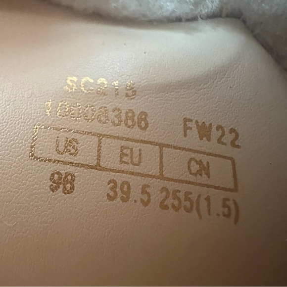 Stuart Weitzman Alpine Shearling Trim Leather Knee High Boots Size 9 - Picture 16 of 16